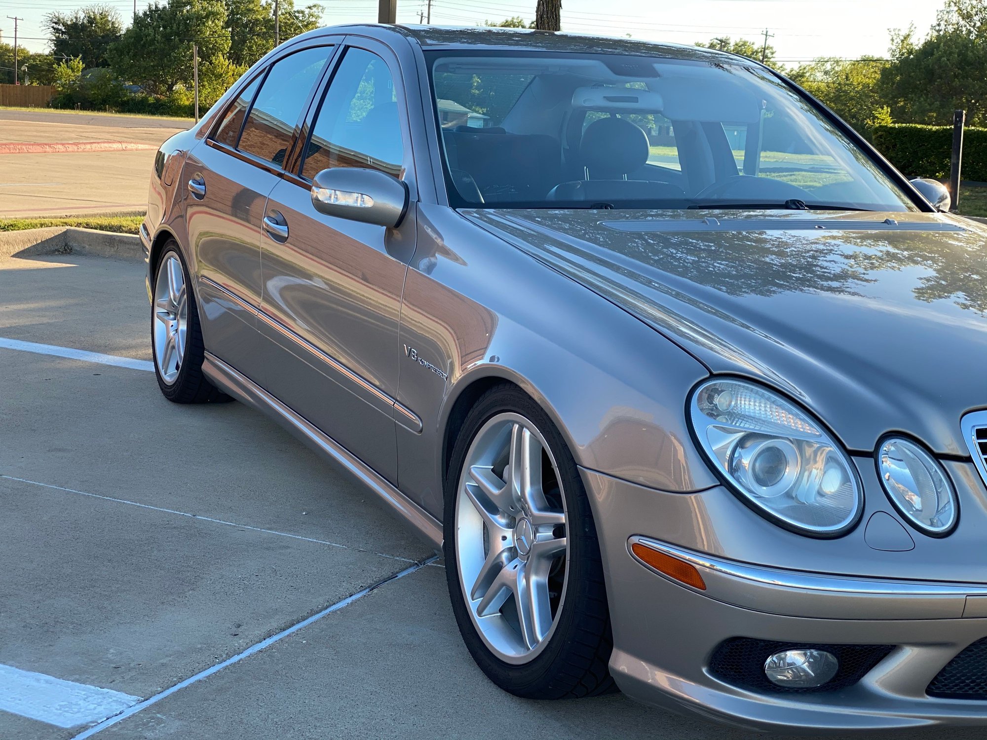 2003 Mercedes-Benz E55 AMG - 2003 E55 AMG Cubanite/Merlot *IMMACULATE WITH SERVICE RECORDS* - Used - VIN WDBUF76J83A265416 - 122,890 Miles - 8 cyl - 2WD - Automatic - Sedan - Beige - Keller, TX 76248, United States