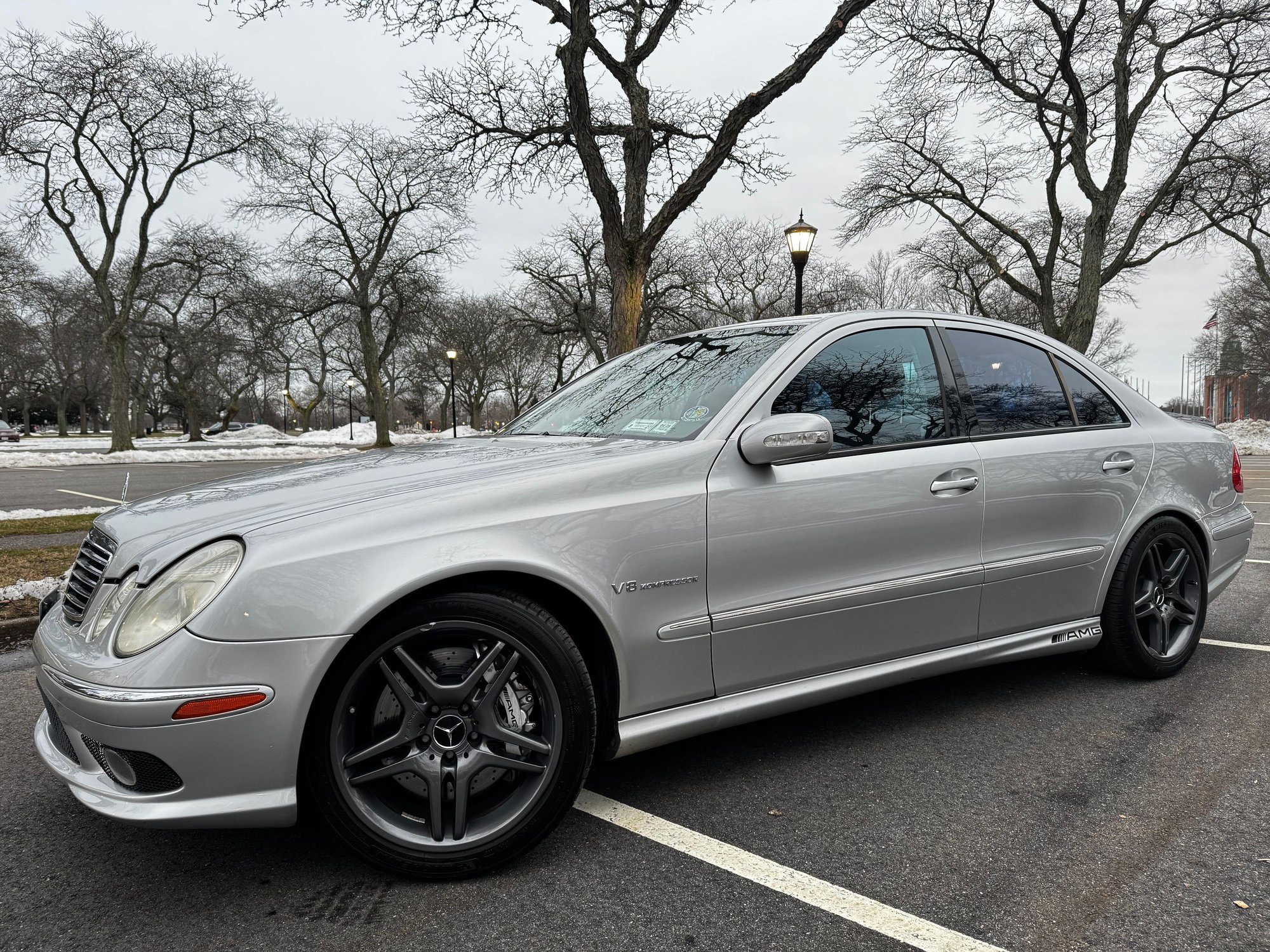 2005 Mercedes-Benz E55 AMG - BEAUTIFUL, WELL-MAINTAINED LOW MILEAGE MECHANIC OWNED - Used - VIN WDBUF76J05A715255 - 92,500 Miles - 8 cyl - 2WD - Automatic - Sedan - Silver - Westbury, NY 11590, United States