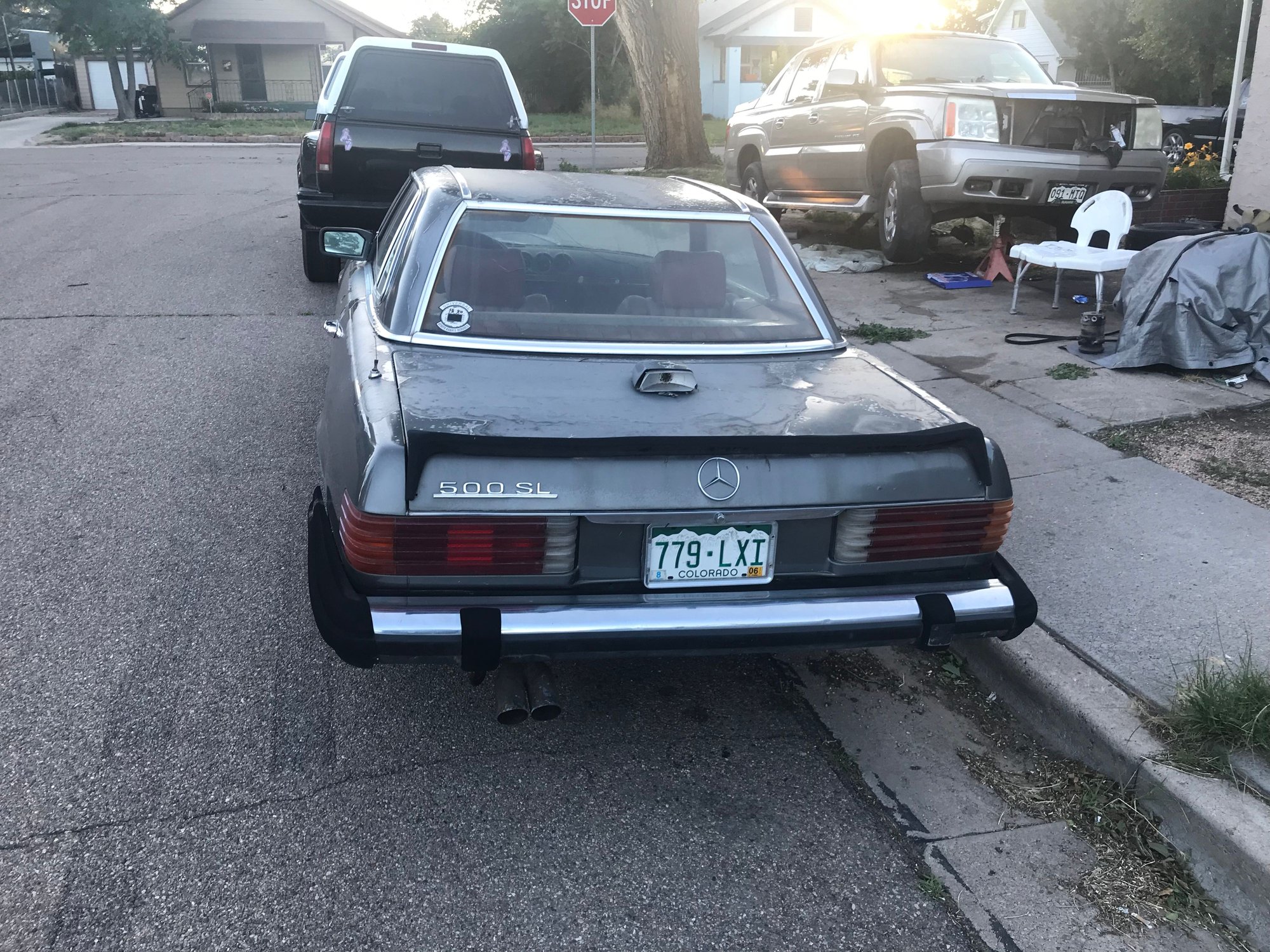 1982 Mercedes-Benz 380SL - FS 1982 500SL - Used - VIN Wdb10704612001570 - 150,000 Miles - 8 cyl - 2WD - Automatic - Convertible - Gray - Pueblo, CO 81004, United States