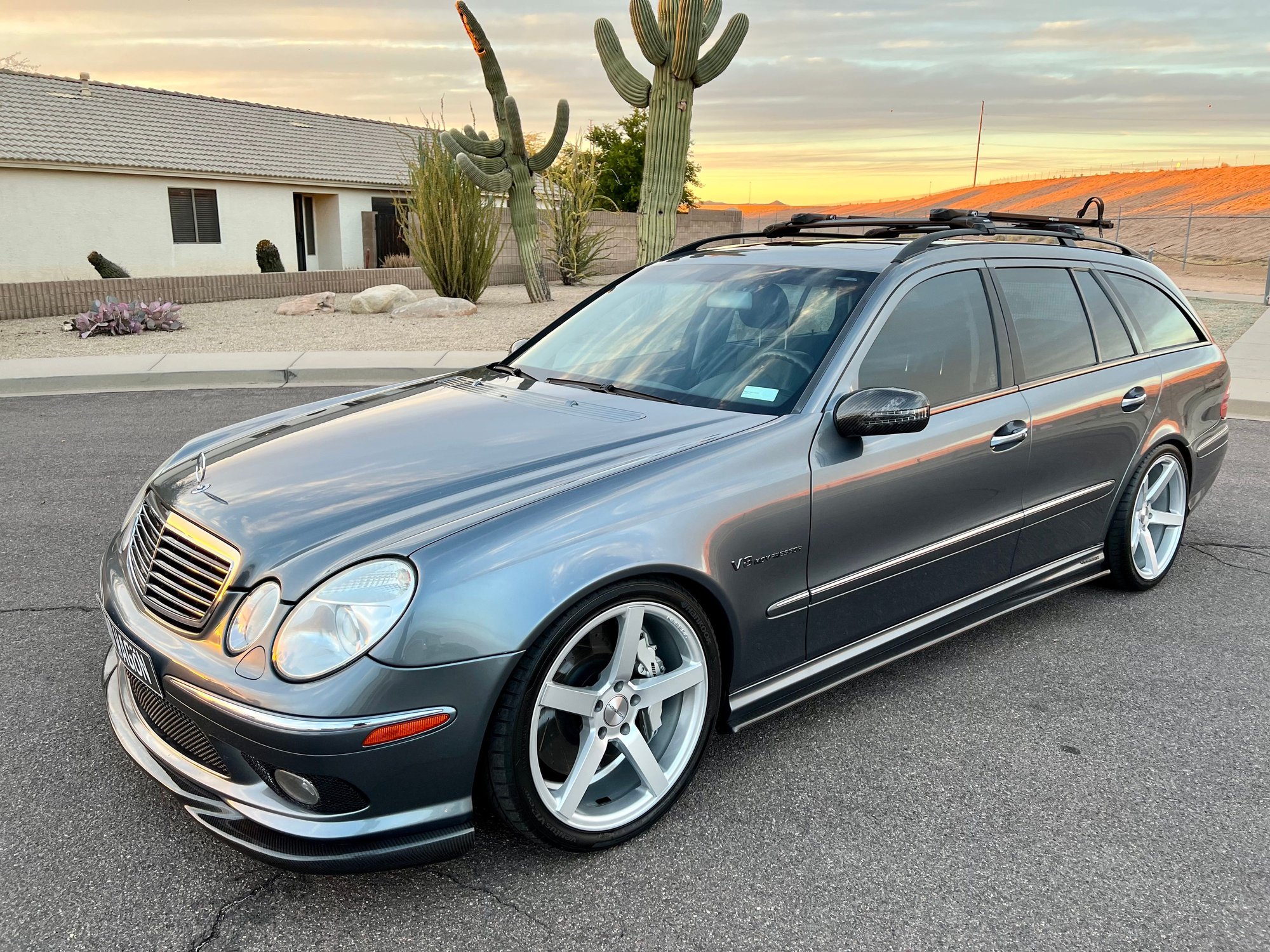 2005 Mercedes-Benz E55 AMG - 2005 E55 AMG Wagon - Used - VIN WDBUH76J65A756516 - 136,100 Miles - 8 cyl - 2WD - Automatic - Wagon - Gray - Phoenix, AZ 85050, United States
