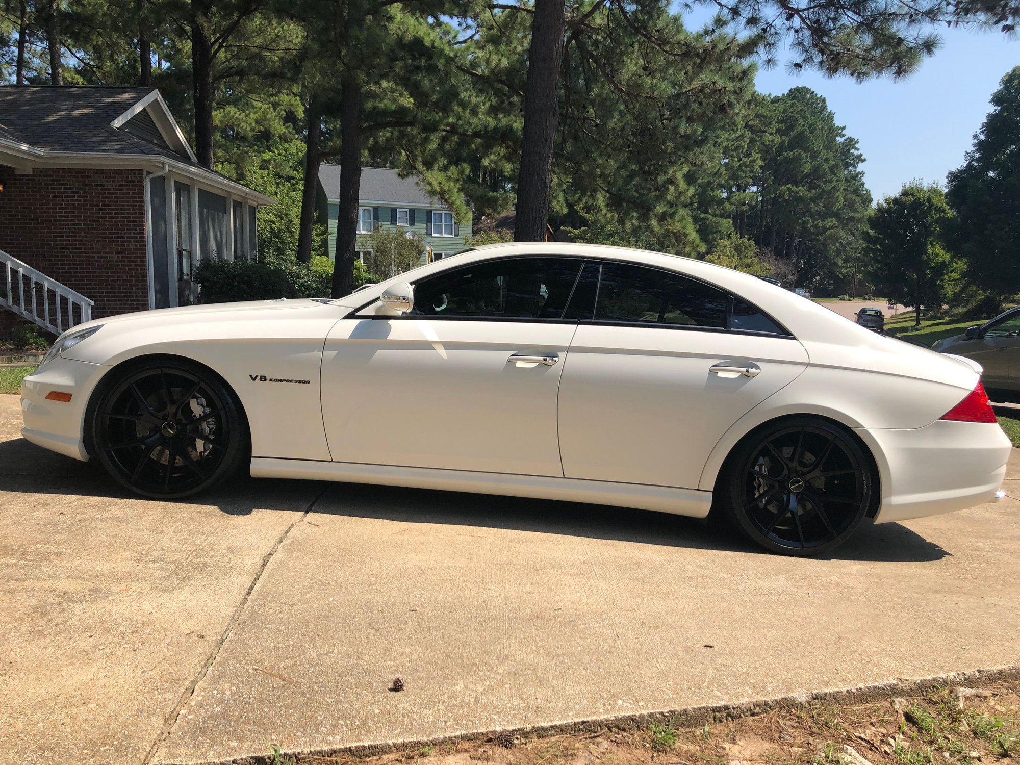 2006 Mercedes-Benz CLS55 AMG - 2006 CLS55 White with low miles on coilovers *second cleanest on the market* - Used - VIN WDDDJ76X16A047297 - 67,000 Miles - 8 cyl - 2WD - Automatic - Sedan - White - Raleigh, NC 27616, United States