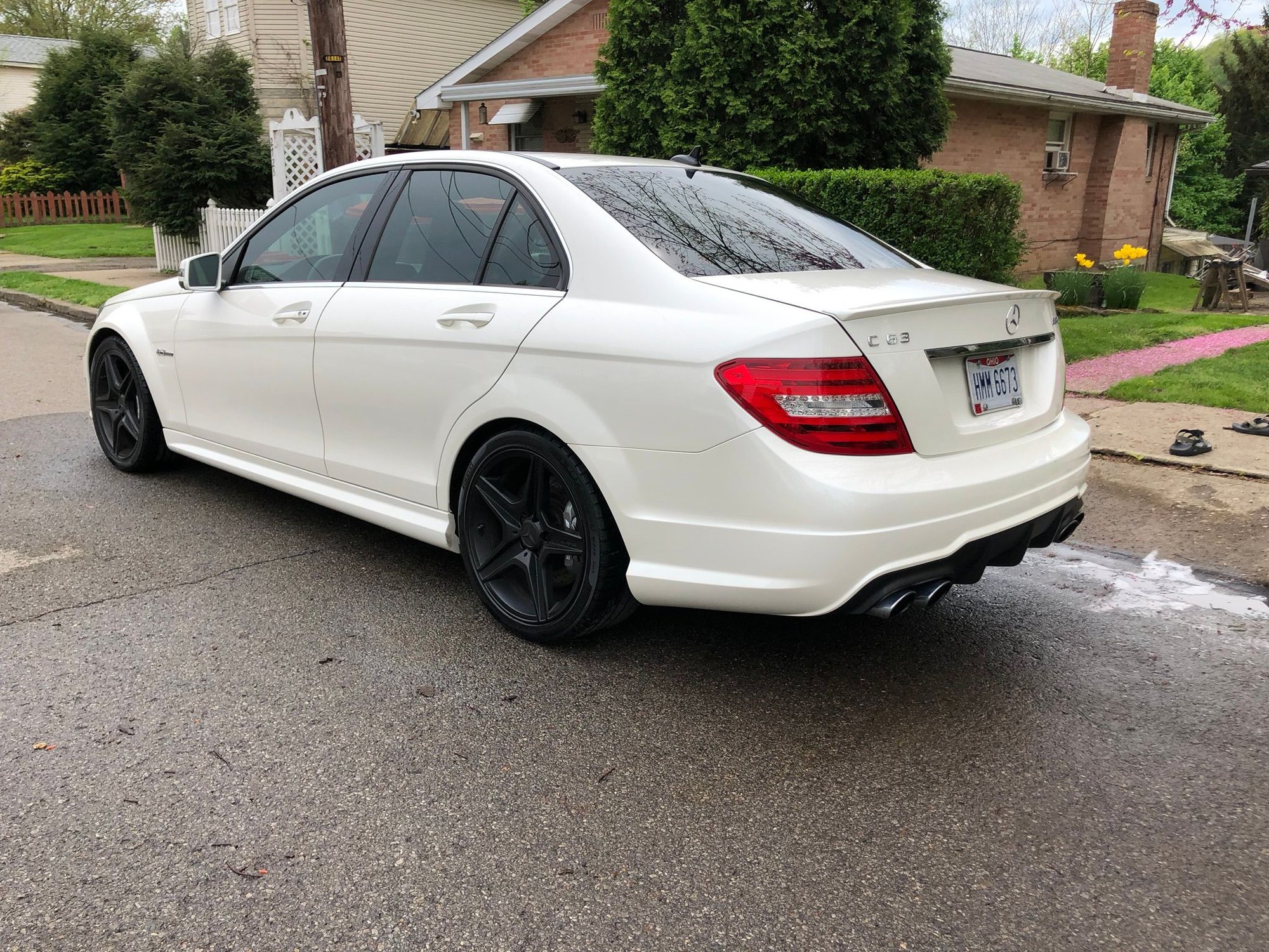 Wheels and Tires/Axles - W204 OEM AMG Wheels with winter tires - Used - 2008 to 2014 Mercedes-Benz C63 AMG - Delaware, OH 43015, United States