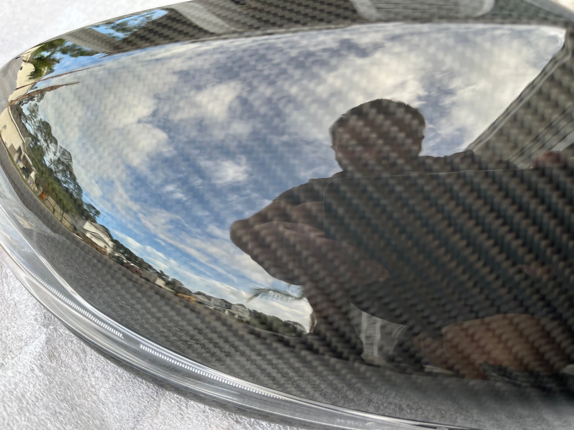 Exterior Body Parts - RW Carbon CF mirror caps fits several 2016+ Mercedes C, E, S class - New - 0  All Models - Fernandina Beach, FL 32034, United States
