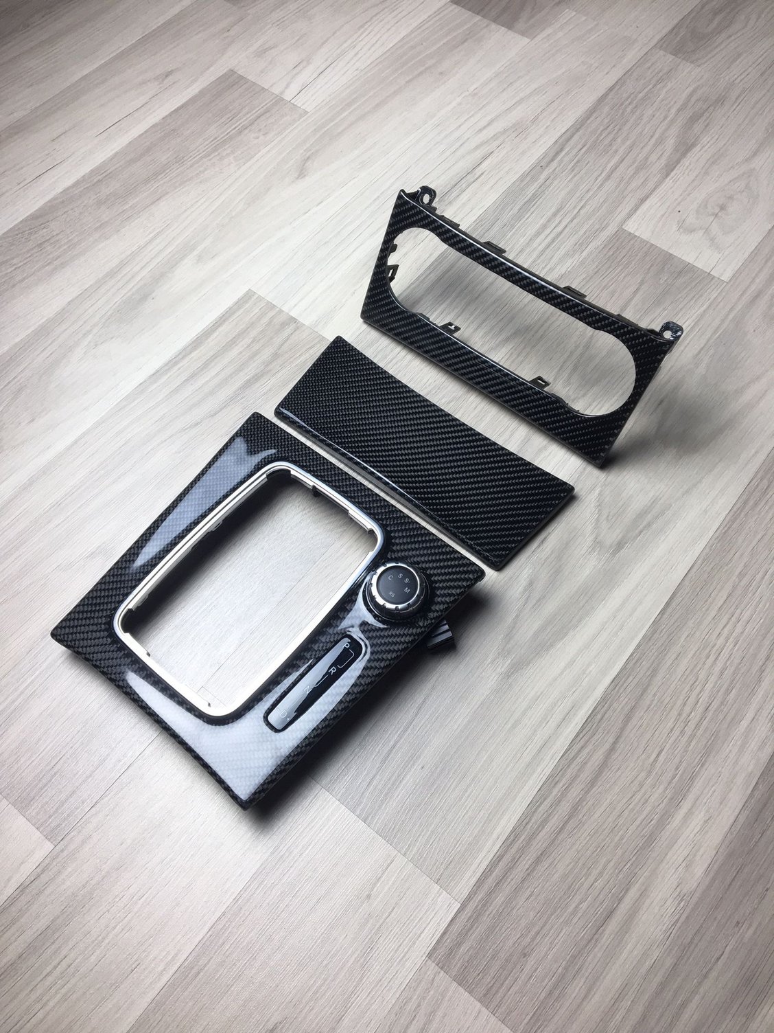 Interior/Upholstery - FS: 2011+ RHD C63 CF lower trims - ash tray, gear shifter, and A/C control trims - New - 2011 to 2014 Mercedes-Benz C63 AMG - Lake in the Hills, IL 60156, United States