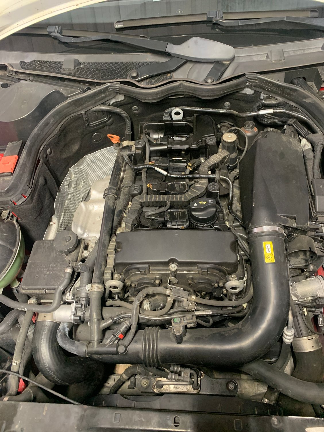 Top of engine
