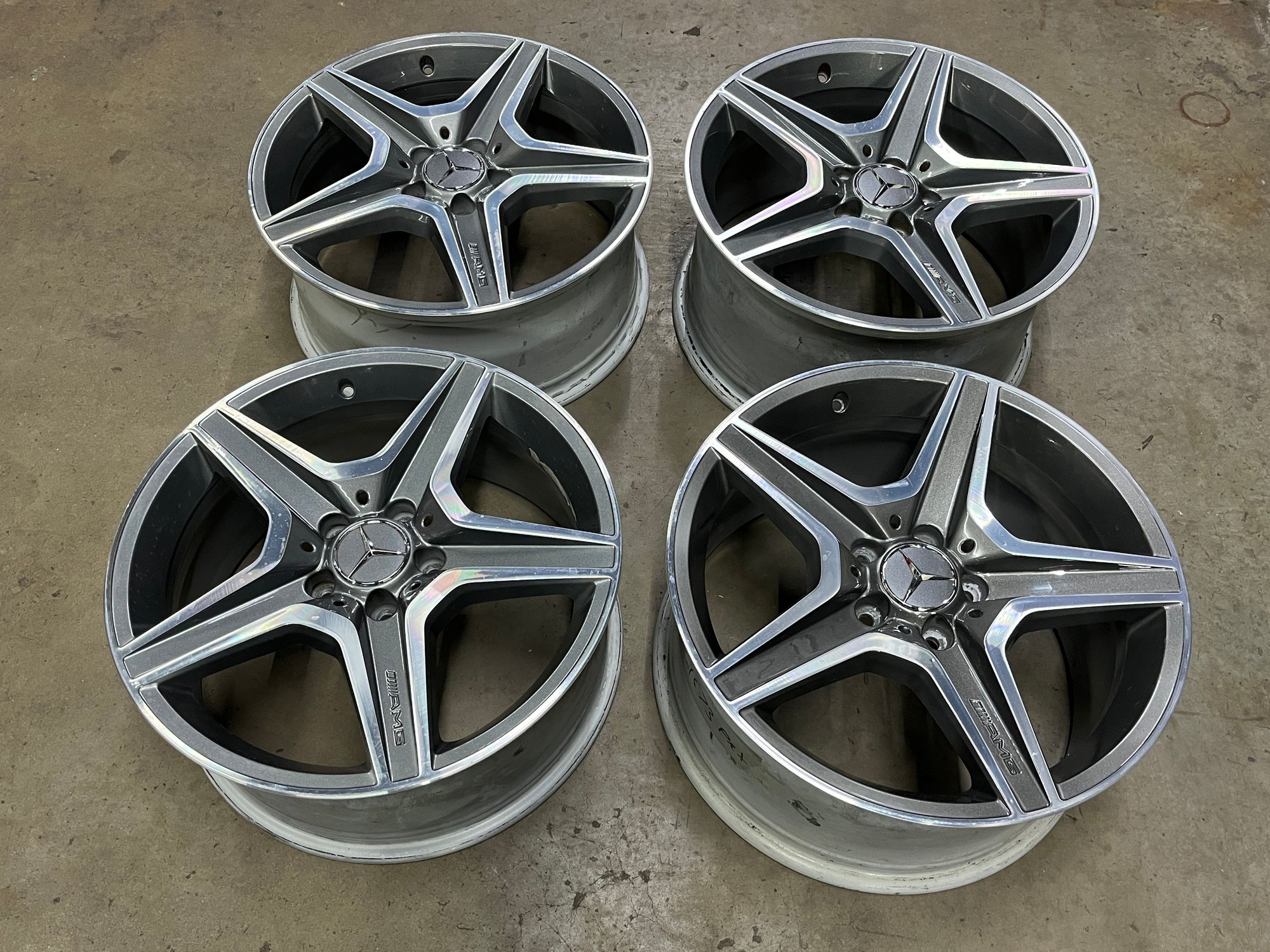 Wheels and Tires/Axles - OEM AMG C63 18" wheels - Used - All Years  All Models - Dallas, TX 75218, United States