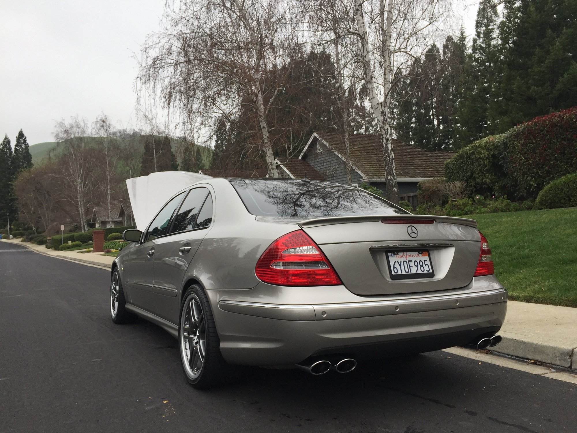 2004 Mercedes-Benz E55 AMG - 2004 E55 AMG - Immaculate - C63 Mufflers installed + SL65 wheels (Motivated Seller) - Used - VIN WDBUF76J44A476386 - 123,000 Miles - 8 cyl - 2WD - Automatic - Sedan - Silver - Walnut Creek, CA 94507, United States