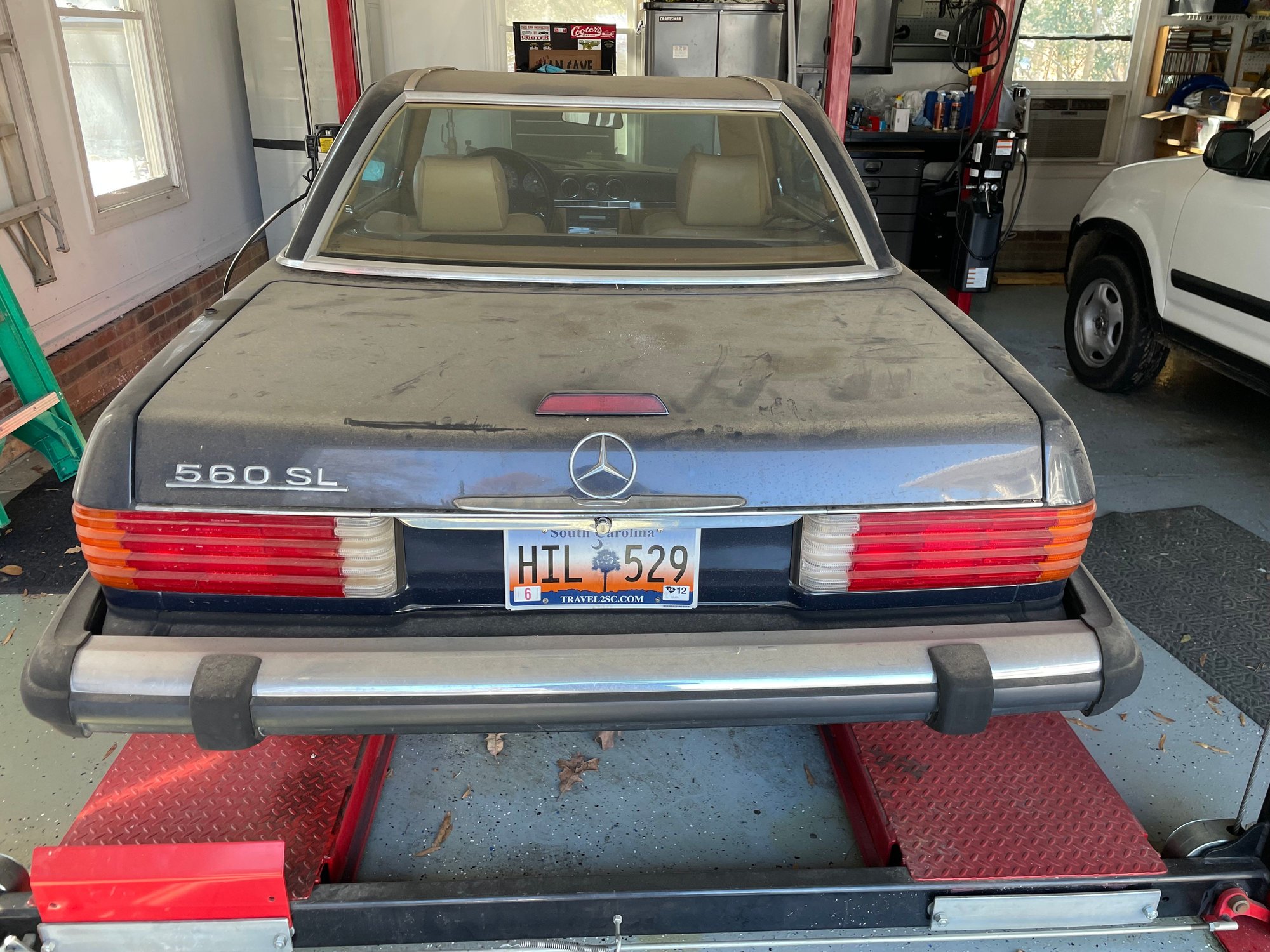 1988 Mercedes-Benz 560SL - Nice, solid car. Needs TLC - Used - VIN WDBBA48D3JA086760 - 54,532 Miles - 8 cyl - 2WD - Automatic - Convertible - Blue - Fort Mill, SC 29707, United States