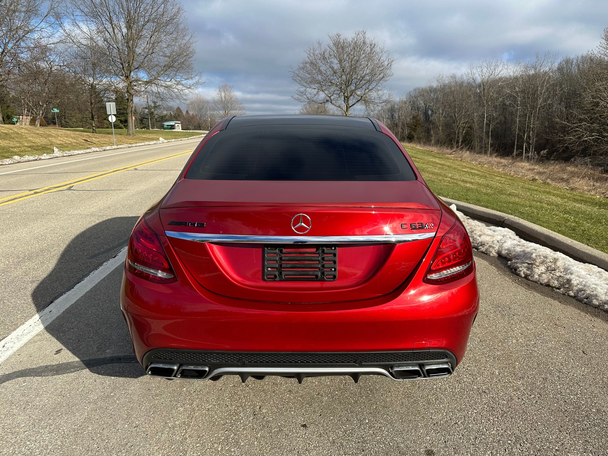 2017 Mercedes-Benz C63 AMG S - 2017 Mercedes Benz c63S AMG stage 2 PTG tuned rare color combo - Used - VIN 55SWF8HB0HU187460 - 33,000 Miles - 8 cyl - Red - Rochester Hills Michigan, MI 48307, United States