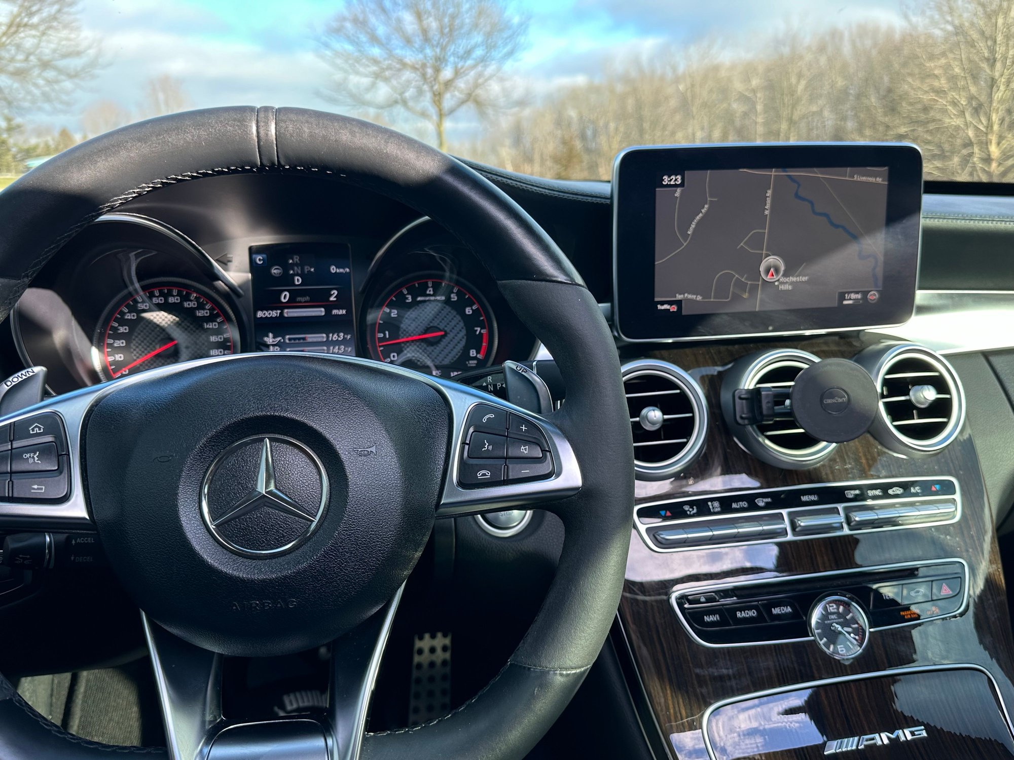 2017 Mercedes-Benz C63 AMG S - 2017 Mercedes Benz c63S AMG stage 2 PTG tuned rare color combo - Used - VIN 55SWF8HB0HU187460 - 33,000 Miles - 8 cyl - Red - Rochester Hills Michigan, MI 48307, United States