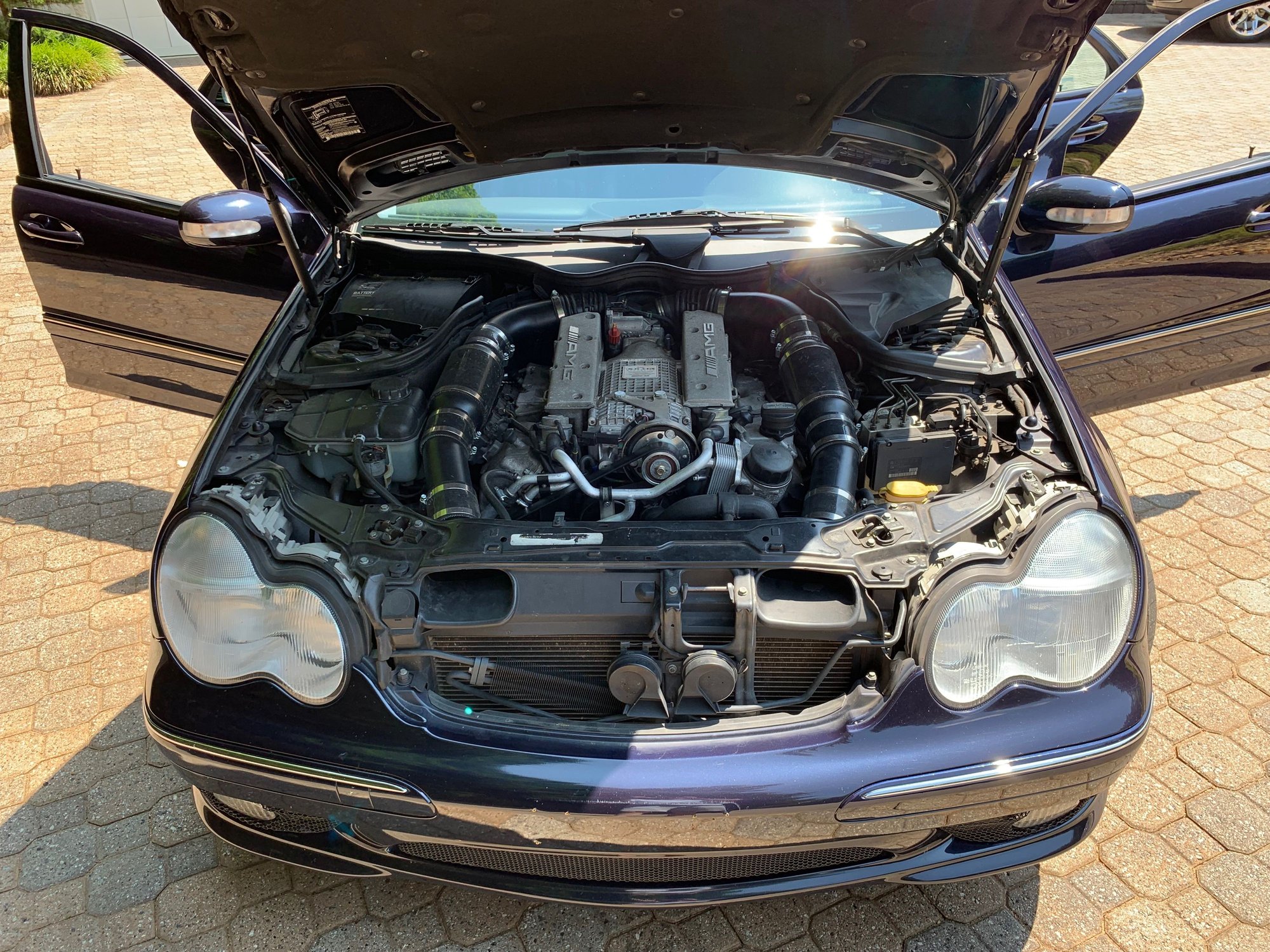 2003 Mercedes-Benz C32 AMG - 2003 Mercedes C32 AMG - Used - VIN WDBRF65J13F423700 - 74,912 Miles - 6 cyl - 2WD - Automatic - Sedan - Blue - Buford, GA 30518, United States