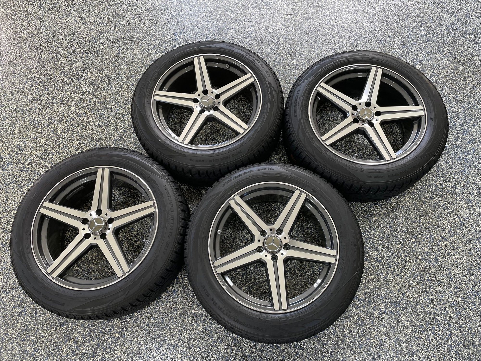 Wheels and Tires/Axles - Winter Wheel/Tire Package: MANDRUS Estrella 19x8.5 5x112 et32 with NOKIAN 235/55R19 - Used - -1 to 2025  All Models - Kalamazoo, MI 49024, United States