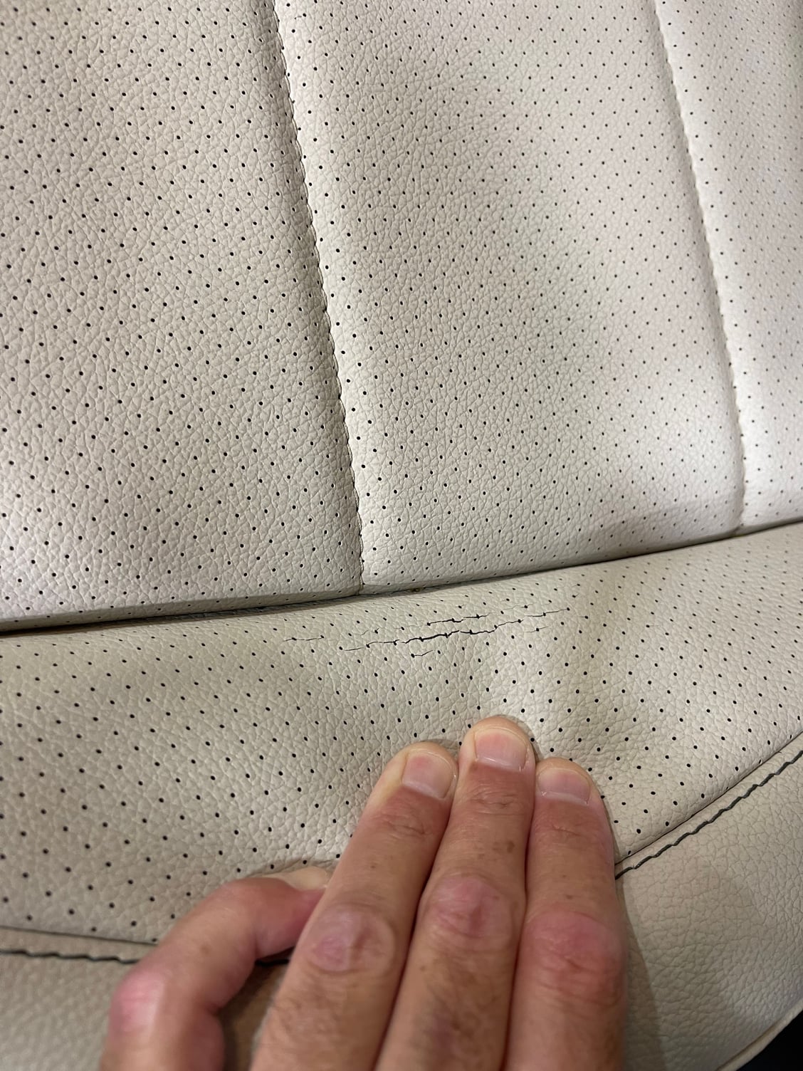 How to Repair MB-Tex Cracks Using a Leather Repair Kit - Mercedes Upholstery  Repair DIY 