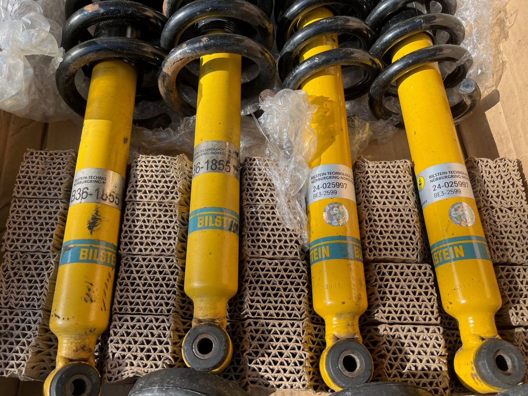 Steering/Suspension - 1999-2002 CLK430, CLK55 Bilstein Sport Shocks, Euro Springs, #1 pads - Used - 0  All Models - Woodland Hills, CA 91367, United States