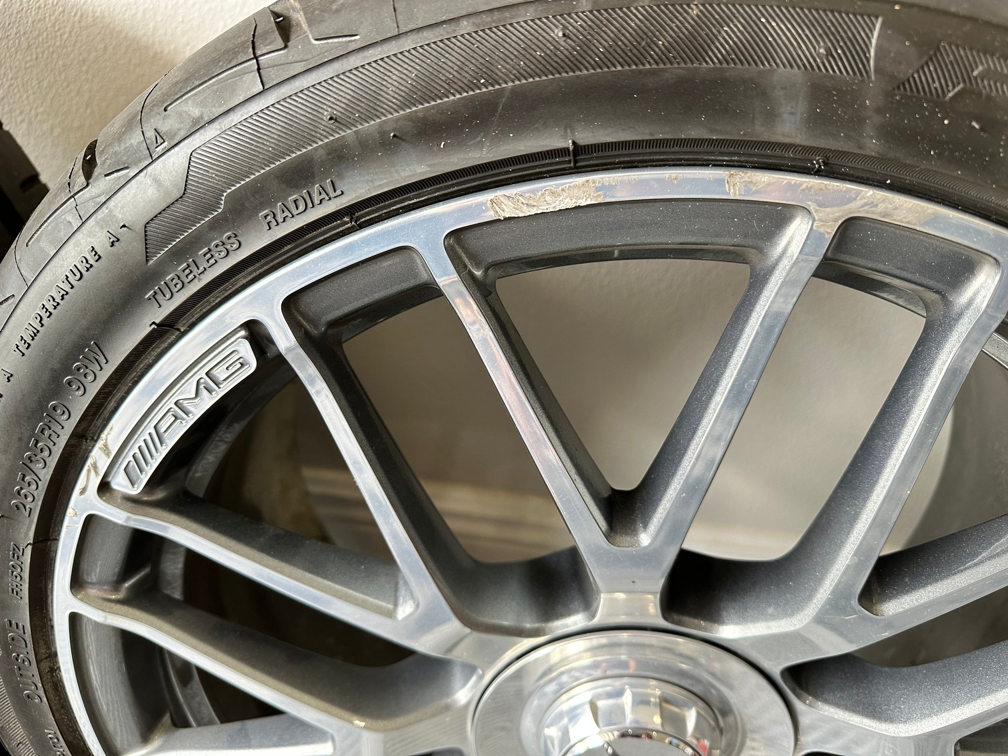 Wheels and Tires/Axles - AMG GTS Cross spoke wheels and new tires - Used - 0  All Models - Santa Rosa Beach, FL 32459, United States