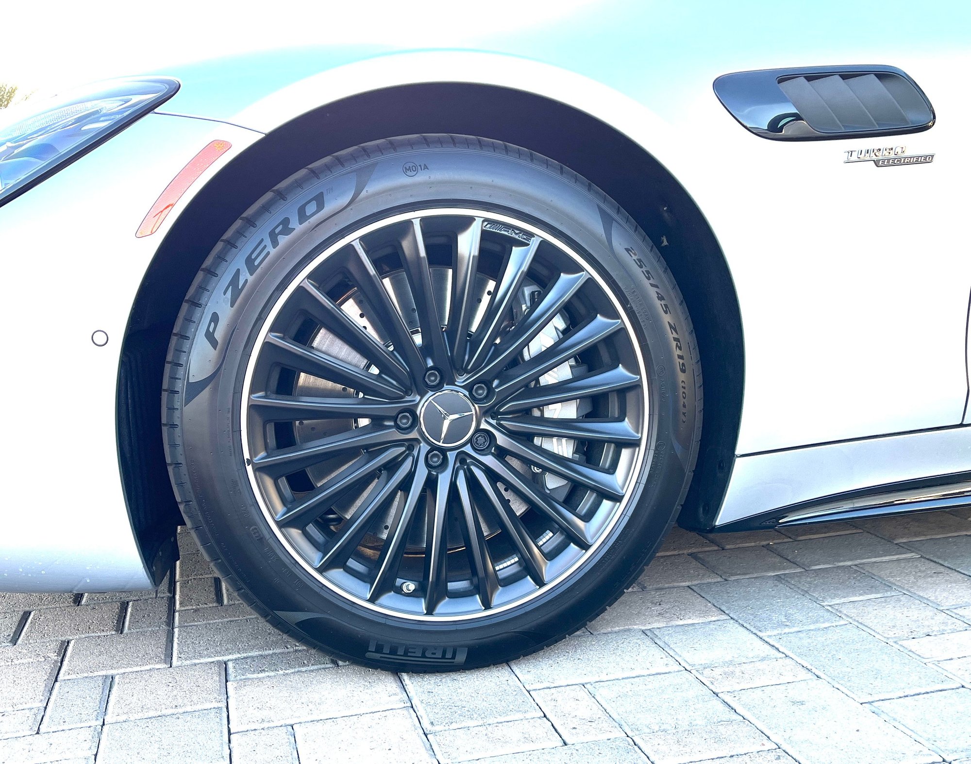 Fender gap with standard GT43 suspension and 19� wheels.