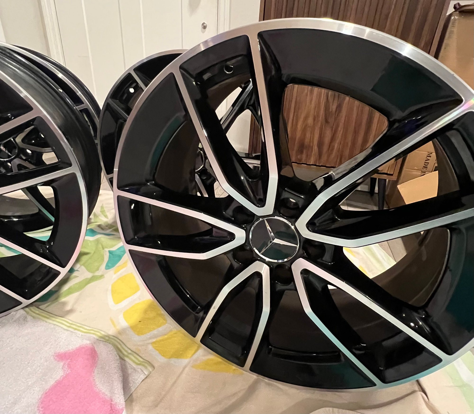 Wheels and Tires/Axles - Mercedes Benz AMG C43 19” wheels set of 4 OEM - Used - -1 to 2027  All Models - Savannah, GA 31410, United States
