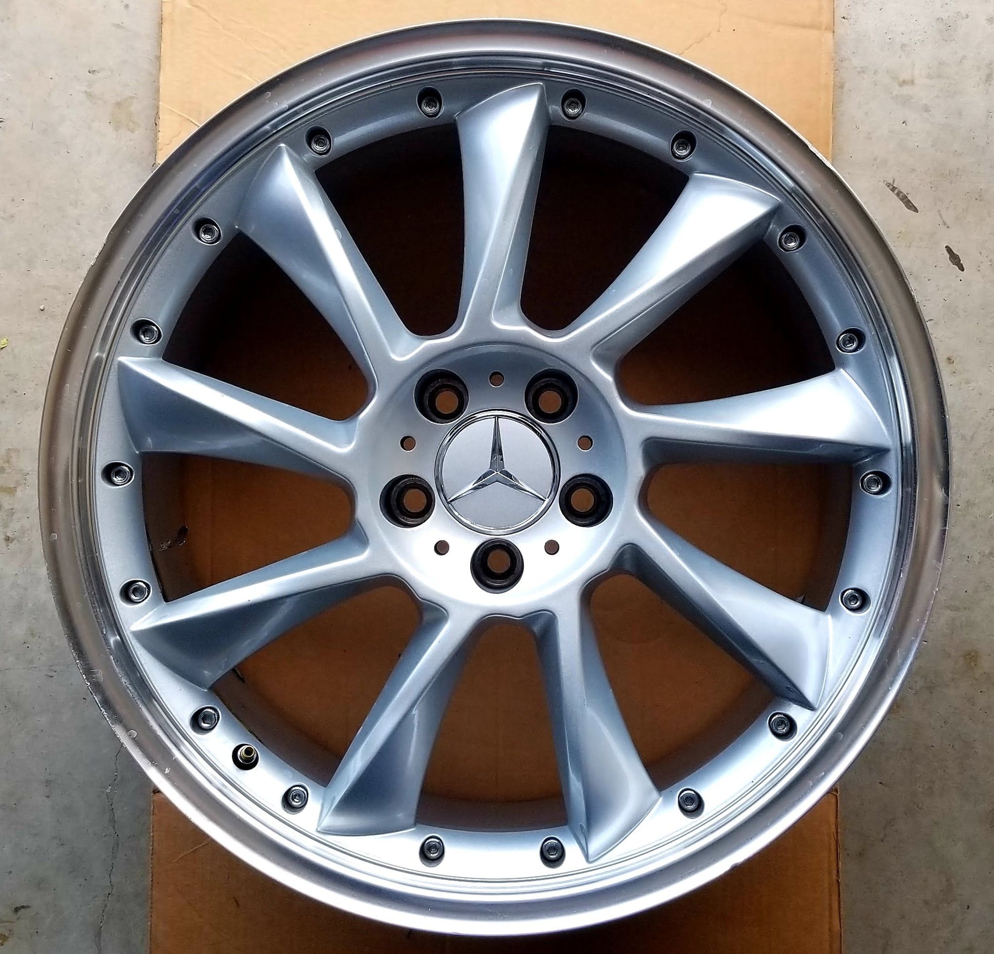 Wheels and Tires/Axles - 19" Staggered Replica SLR Mercedes Wheels Hollander 65344, 65345 LORINSER Style - Used - Dallas, TX 75040, United States