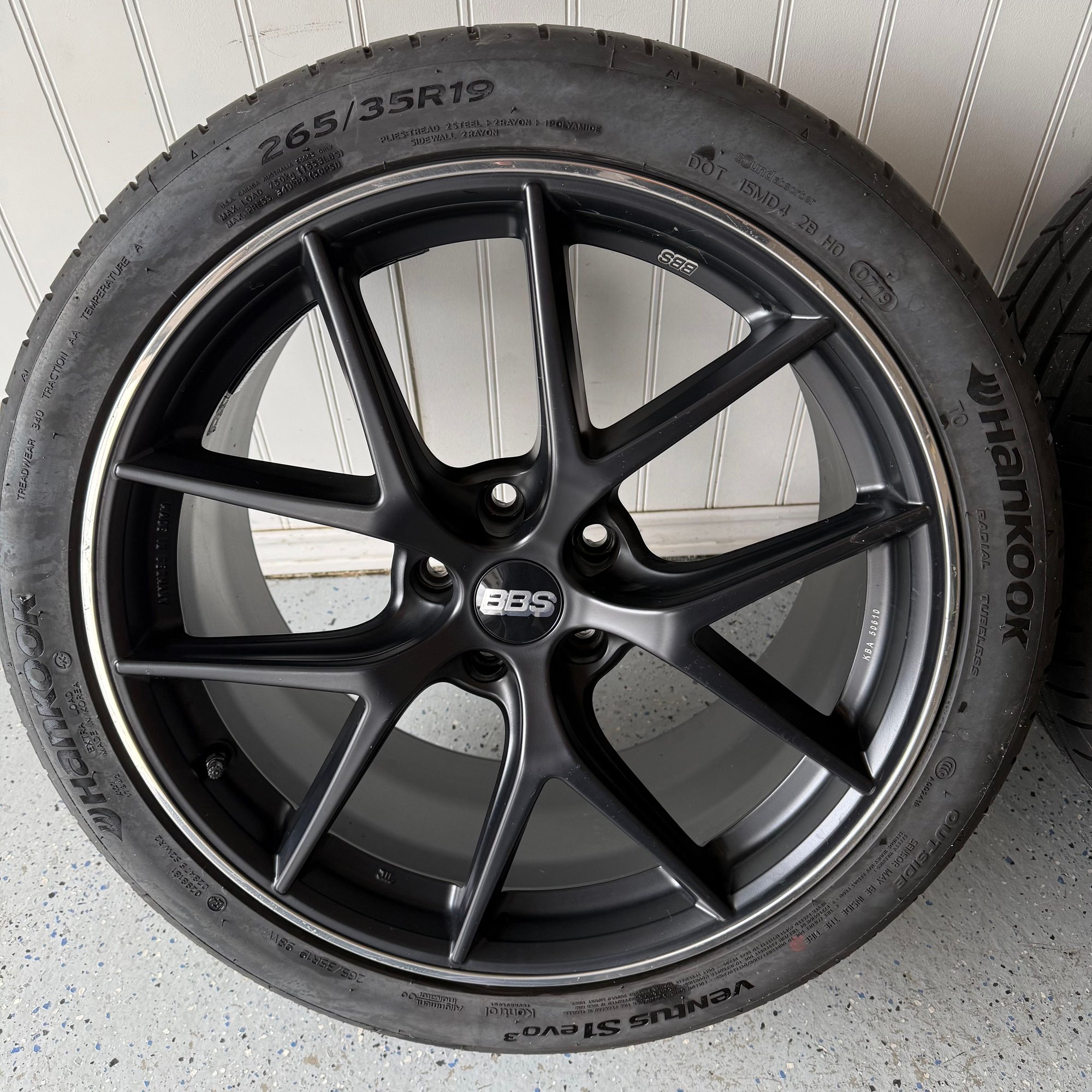 Wheels and Tires/Axles - BBS CI-R 19 inch staggered wheels tires taken off 2019 C63S matte black with polished - Used - 2015 to 2022 Mercedes-Benz C-Class - Aurora, CO 80016, United States
