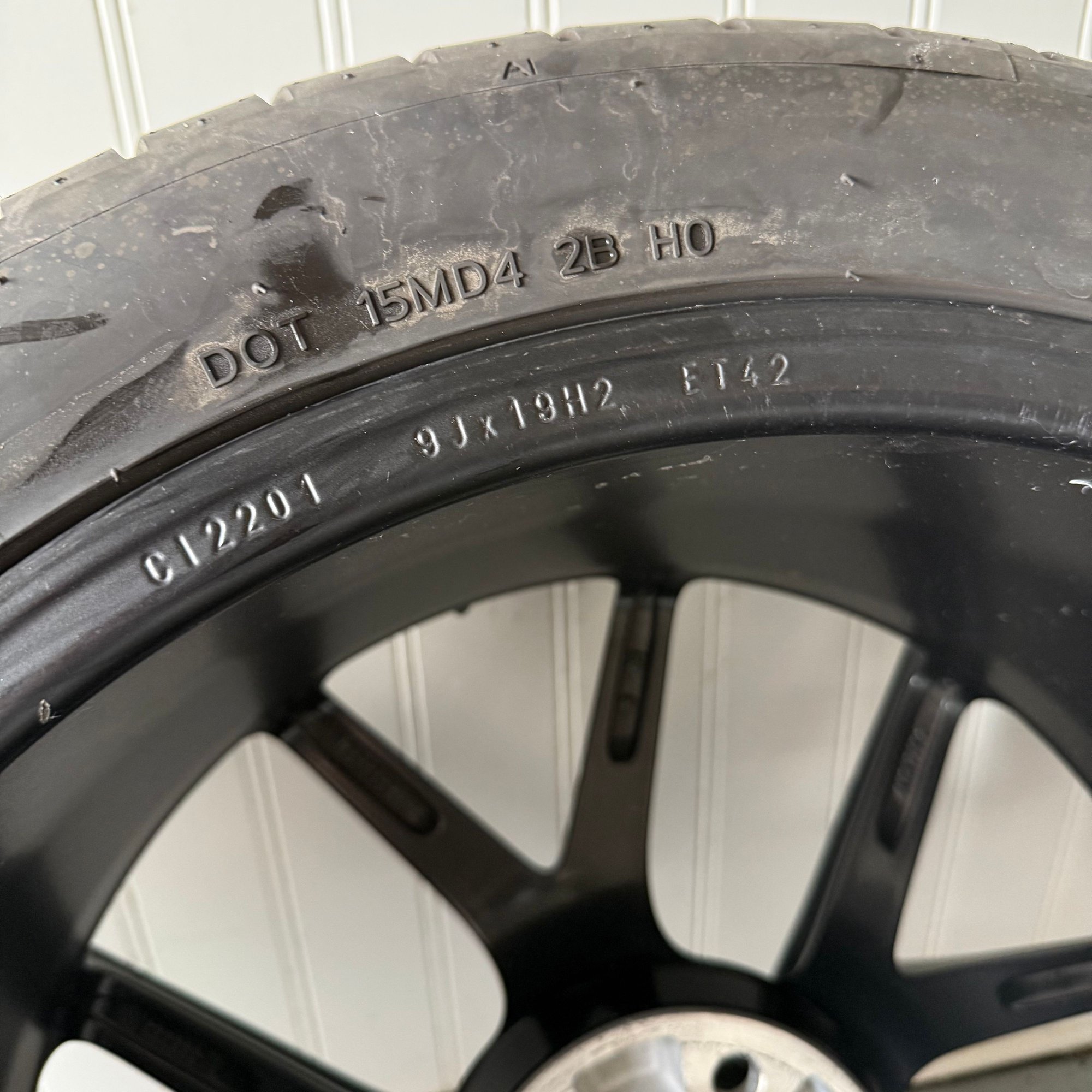 Wheels and Tires/Axles - BBS CI-R 19 inch staggered wheels tires taken off 2019 C63S matte black with polished - Used - 2015 to 2022 Mercedes-Benz C-Class - Aurora, CO 80016, United States
