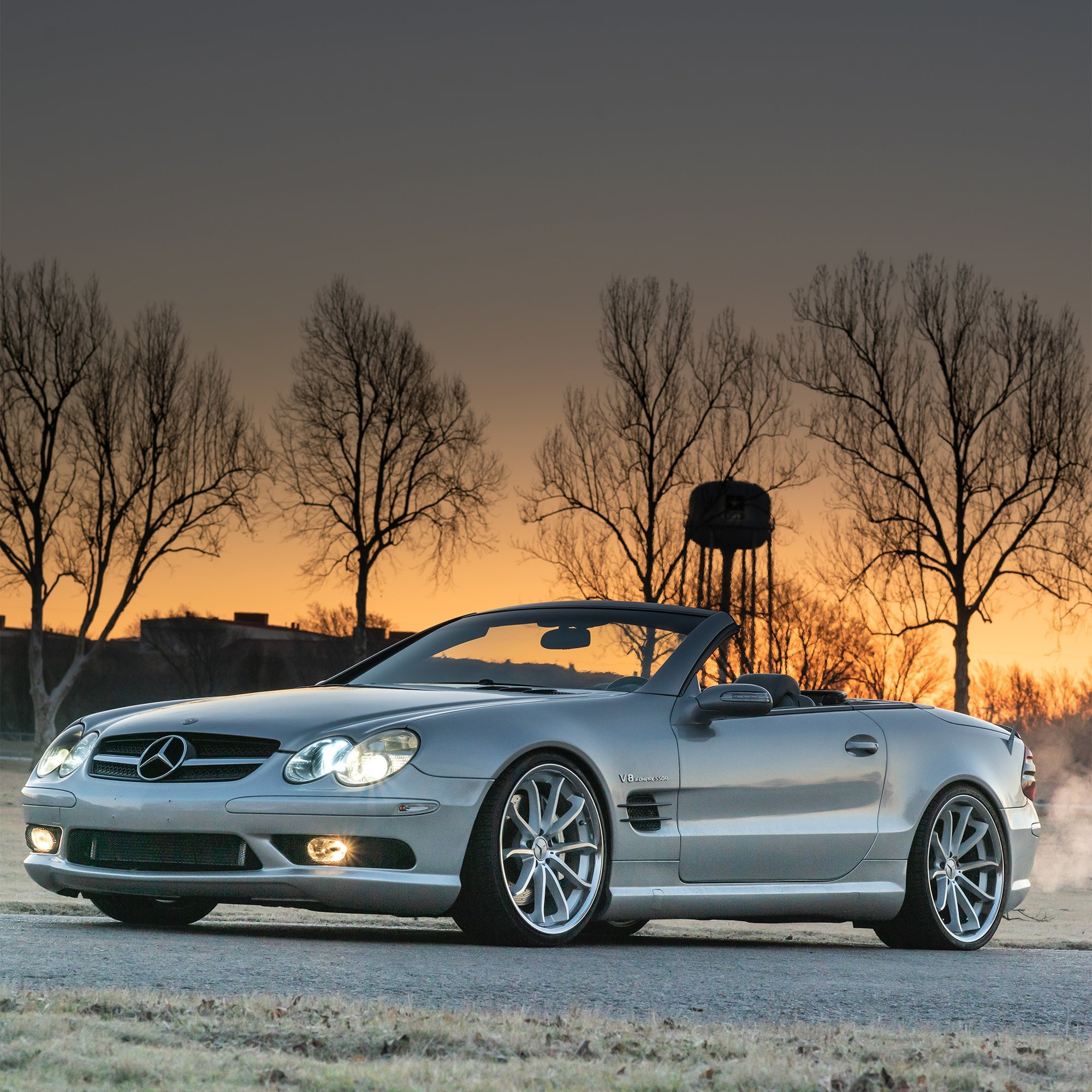 2004 Mercedes-Benz SL55 AMG - GORGEOUS 600 HP SL55 Hard Top Convertible - Used - VIN WDBSK74F04F077155 - 98,000 Miles - 8 cyl - 2WD - Automatic - Convertible - Silver - St. Simons Island, GA 32522, United States