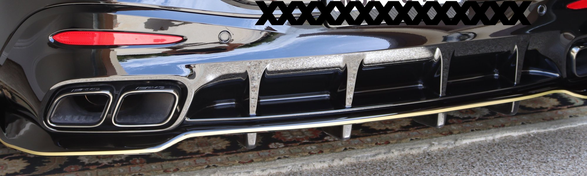 Exterior Body Parts - MAXTON REAR SPLITTER FOR MERCEDES-BENZ AMG GT63, GT55, GT S E PERFORMANCE C192 - Used - -1 to 2026  All Models - San Marcos, TX 78666, United States