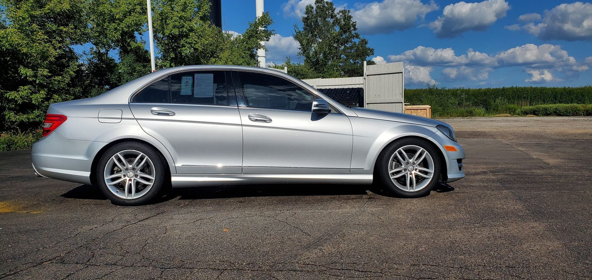 2012 Mercedes-Benz C300 - Like new 2012 Mercedes- Benz C300 4-Matic - Used - VIN WDDGF8BB7CR212037 - 88,410 Miles - 6 cyl - AWD - Automatic - Sedan - Silver - East Dundee, IL 60118, United States