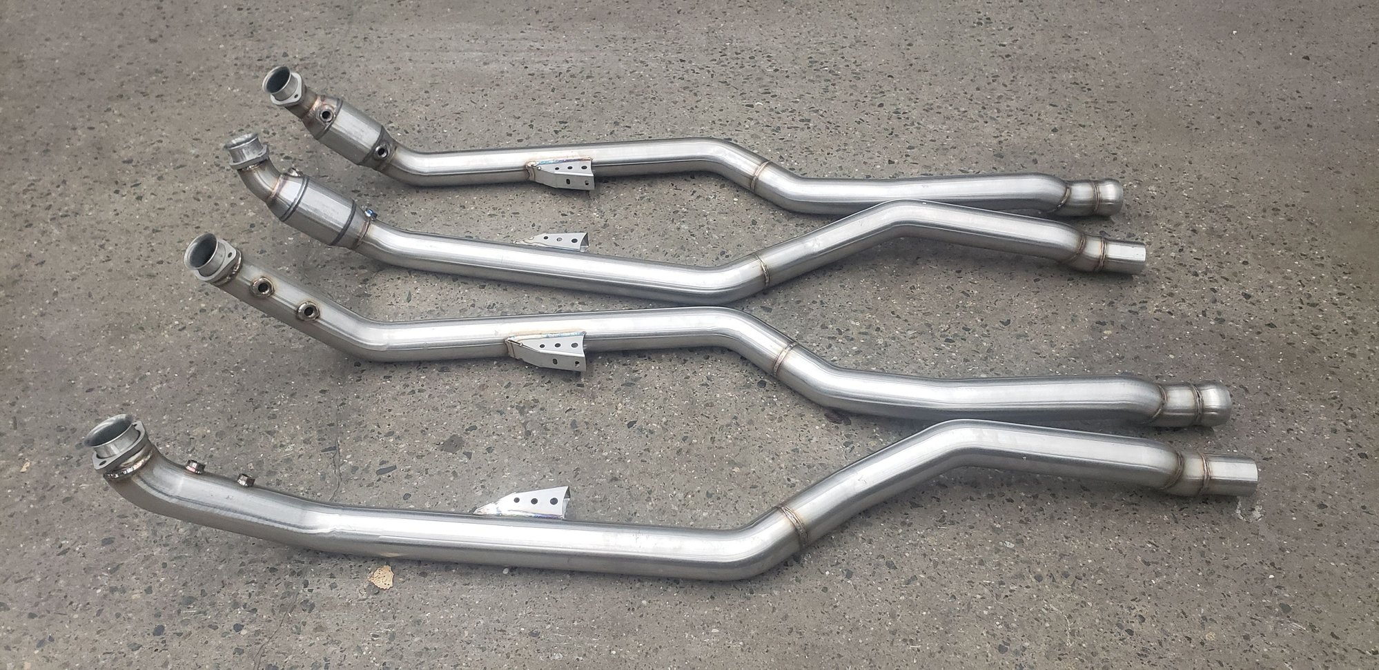 Engine - Exhaust - W212 E63 Downpipes - New - 2012 to 2015 Mercedes-Benz E63 AMG - South Hackensack, NJ 07606, United States