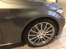 2017 C43 AMG Selenite Grey