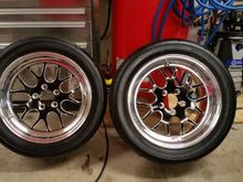17" Weld Racing Rt-S S77 wheels wrapped in 255/40 Toyo R888