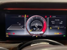 AMG dash with Distronic plus on the left 