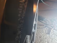 black series wheel arch welded on
