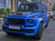 Sick Brabus G700 spotted in Baku, Azerbaijan. What a very nice color, too!