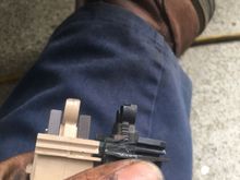 Old brush assembly replaced with Transpo M646