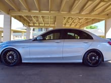 New shoes. HRE FF 15 Tarmac Black wrapped in Continental Extreme Contacts DWS.