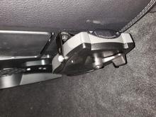 Controller set back from air bag panel