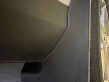 Passenger side, genuine MB rear flap