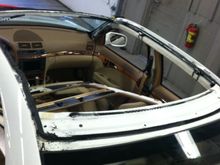 Panoramic roof install