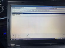 One of the fault codes 