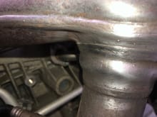Exhaust manifold crack after wire wheel