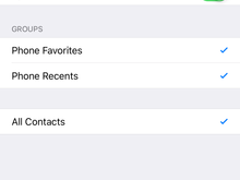 My bluetooth settings on the iPhone 6 Plus.