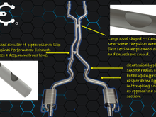 Copies PE, only without resonator. The pipes are curved at the end. Should remove unnecessary noise.