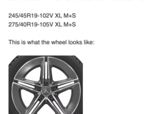 Official AMG E53 Winter wheels.