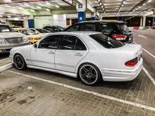 19" AMG IV's on a W210 E55 AMG, fitted with a R14/M12 x 1.5mm thread x 26mm shank x 17mm hex lug bolt.