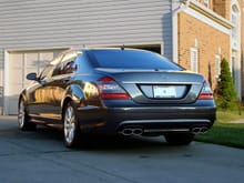 S65 rear valance and exhaust