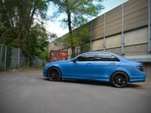 Satin Blue c350 Sedan