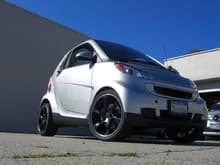 smart with lorinser wheels