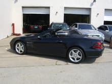 Mercedes SL55, Before and After