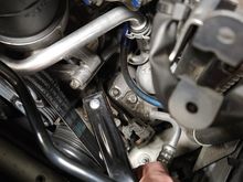 Remove GND clamp from engine at once