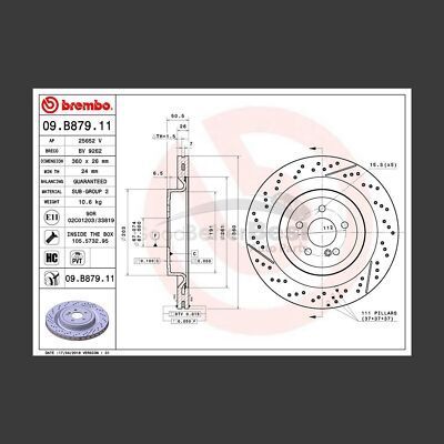 Brakes - NEW Rear 360mm Brembo Rotors and EBC Red Pads C63 AMG, C63 AMG S, SL63 AMG, SL65 AMG - New - All Years  All Models - Placentia, CA 92870, United States